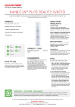 Load image into Gallery viewer, Kandesn® Pure Beauty Water 100 mL/3.4 oz.