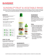 Load image into Gallery viewer, SunSmile® Fruit & Vegetable Rinse